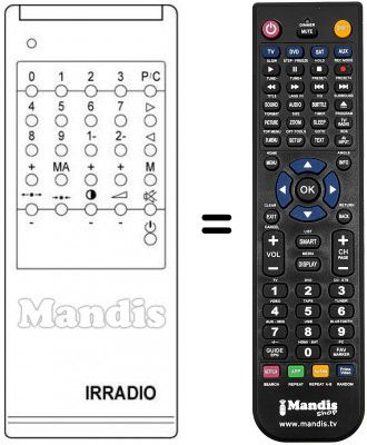 Telecomando equivalente RC650