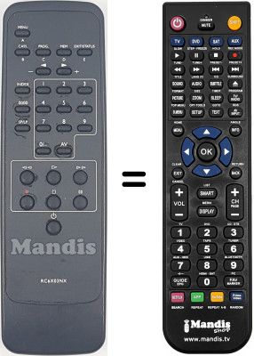 Telecomando equivalente RC6X03NX