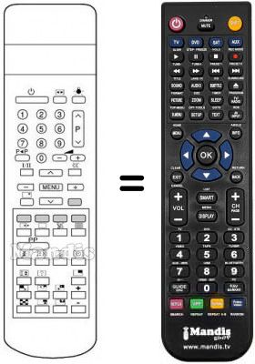 Telecomando equivalente RC8077