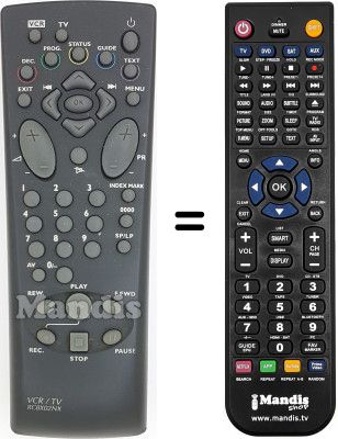 Telecomando equivalente RC8X02NX