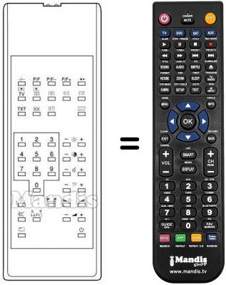 Telecomando equivalente RC-OSD