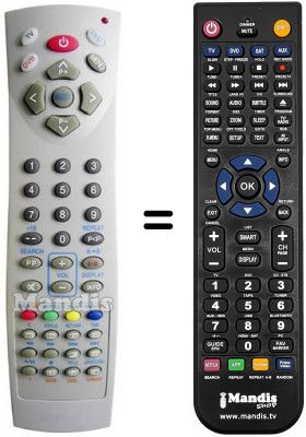 Telecomando equivalente Autovox AX14DVX06