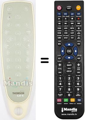 Telecomando equivalente Thomson XINOXTV Telecomando equivalente Thomson XINOXTV
