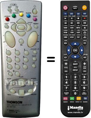 Telecomando equivalente RCT873M