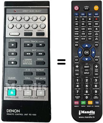 Telecomando equivalente RC-1500