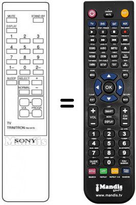 Telecomando equivalente Sony KV-1434M3