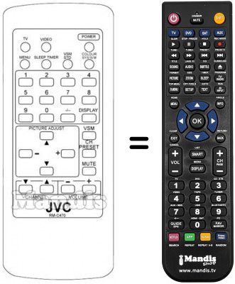 Telecomando equivalente JVC C14Z