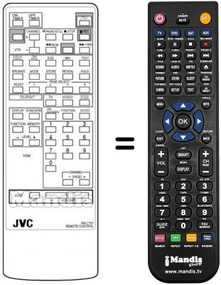 Telecomando equivalente JVC RM-C707