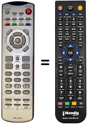 Telecomando equivalente EASY LIVING V32ELBD