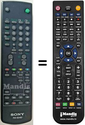 Telecomando equivalente RM-S04B Telecomando equivalente RM-S04B