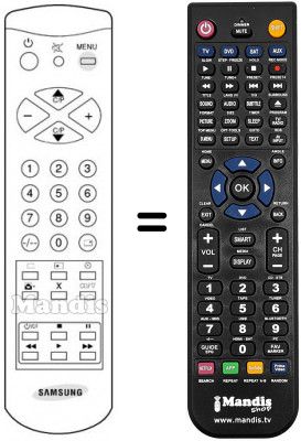 Telecomando equivalente Samsung CF3340Z Telecomando equivalente Samsung CF3340Z