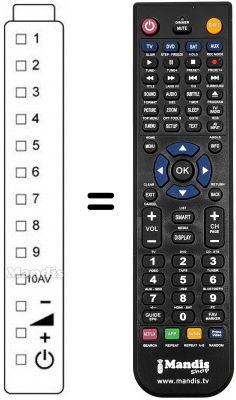 Telecomando equivalente Sharp RRMCG0125CESA