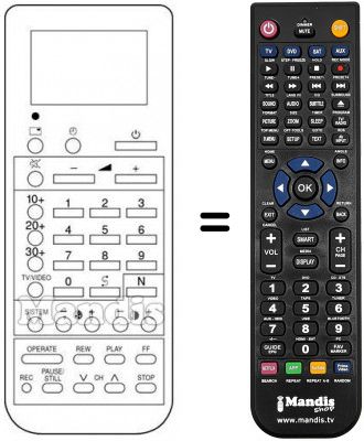 Telecomando equivalente Sharp RRMCG0552CESA