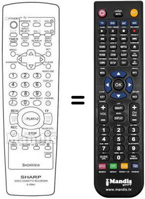 Telecomando equivalente Philips RRMCG1255AJ