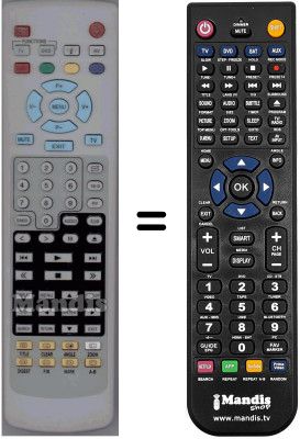 Telecomando equivalente Palladium TVD82698