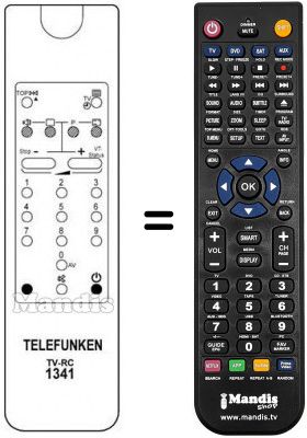 Telecomando equivalente Telefunken S259NCL