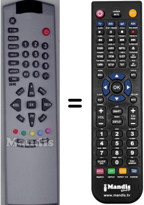 Telecomando equivalente Dantax 30 LCD B1