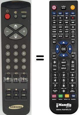Telecomando equivalente Samsung CF5935Z Telecomando equivalente Samsung CF5935Z