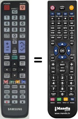 Telecomando equivalente Samsung LE-40S62BXXEC Telecomando equivalente Samsung LE-40S62BXXEC