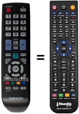 Telecomando equivalente BN59-00857A Telecomando equivalente BN59-00857A