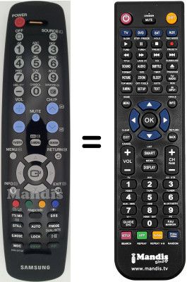 Telecomando equivalente Samsung LE23R41 Telecomando equivalente Samsung LE23R41