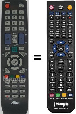 Telecomando equivalente Samsung LE46B620R3W/QXU Telecomando equivalente Samsung LE46B620R3W/QXU