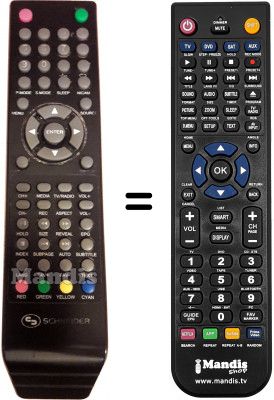 Telecomando equivalente SCHNEIDER ELIA2410 Telecomando equivalente SCHNEIDER ELIA2410