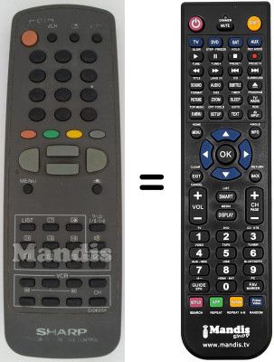 Telecomando equivalente RRMCG1065SA