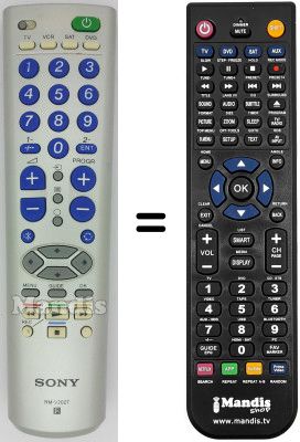 Telecomando equivalente Samsung RM-V202T Telecomando equivalente Samsung RM-V202T