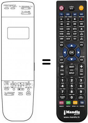 Telecomando equivalente REMCON402 Telecomando equivalente REMCON402