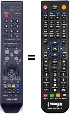 Telecomando equivalente BN59-00539A Telecomando equivalente BN59-00539A