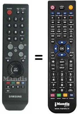 Telecomando equivalente Samsung CW29Z404 Telecomando equivalente Samsung CW29Z404