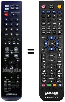 Telecomando equivalente Samsung HTX50 Telecomando equivalente Samsung HTX50