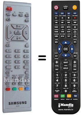 Telecomando equivalente Samsung BN59-00217B Telecomando equivalente Samsung BN59-00217B
