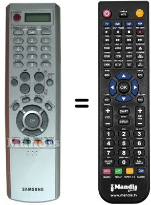 Telecomando equivalente Samsung LE40R86WDX/XEC Telecomando equivalente Samsung LE40R86WDX/XEC