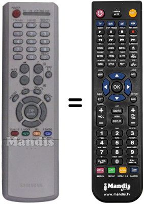 Telecomando equivalente Samsung CW21A113N2X/XEC Telecomando equivalente Samsung CW21A113N2X/XEC