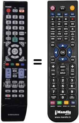 Telecomando equivalente Samsung UE40B7000WWXXN