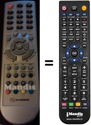 Telecomando equivalente SCHNEIDER STFT2208 Telecomando equivalente SCHNEIDER STFT2208