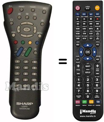 Telecomando equivalente GA323WJSB