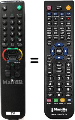 Telecomando equivalente Sony KVM-1450E