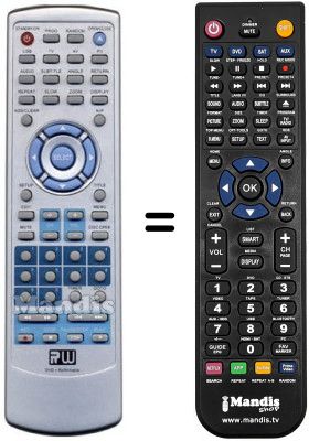 Telecomando equivalente REMCON768