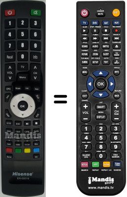 Telecomando equivalente Hisense LHDN32W12EU