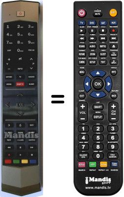 Telecomando equivalente Tcl RC-651
