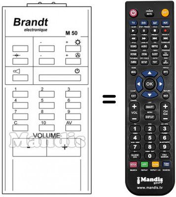Telecomando equivalente Thomson D36FI