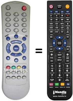 Telecomando equivalente Amstrad TV21EC4