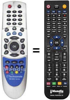 Telecomando equivalente Technomate TM 5200 D USB