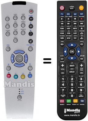 Telecomando equivalente Grundig M84-212-8 DOLBY Telecomando equivalente Grundig M84-212-8 DOLBY
