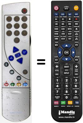 Telecomando equivalente Goodmans TP 910 C