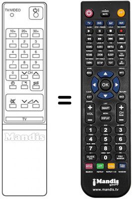 Telecomando equivalente REMCON107