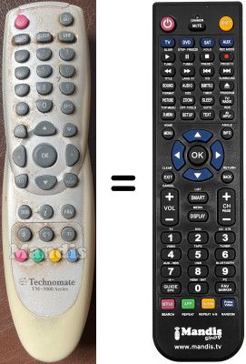 Telecomando equivalente Technomate TM5000DA
